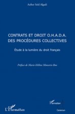 Könyv Contrats et droit O.H.A.D.A. des procédures collectives 