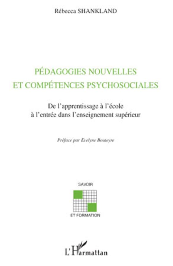 Könyv Pédagogies nouvelles et compétences psychosociales 