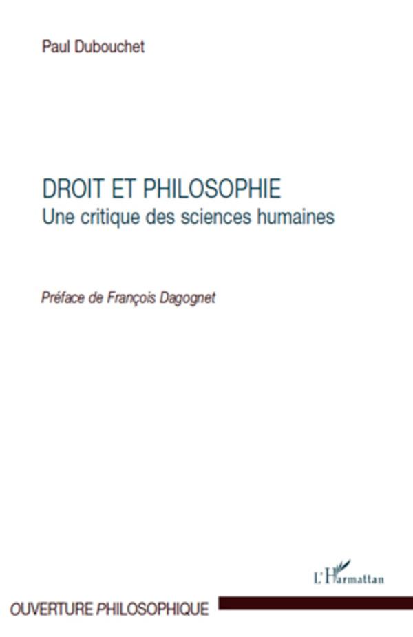 Kniha Droit et philosophie 