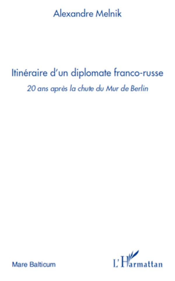 Kniha Itinéraire d'un diplomate franco-russe 