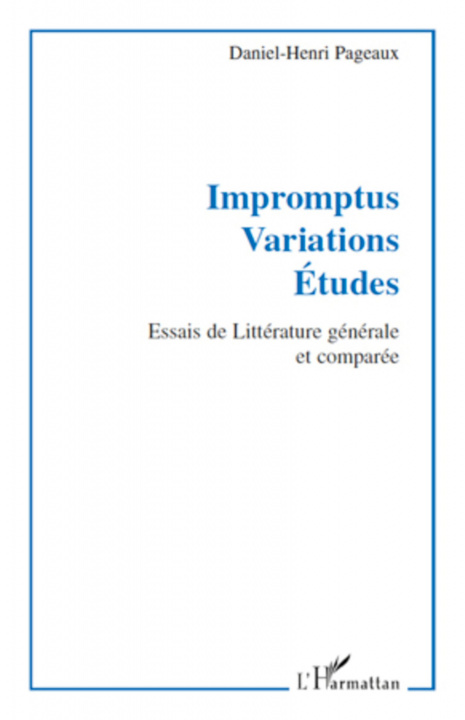 Buch Impromptus. Variations. Etudes Pageaux