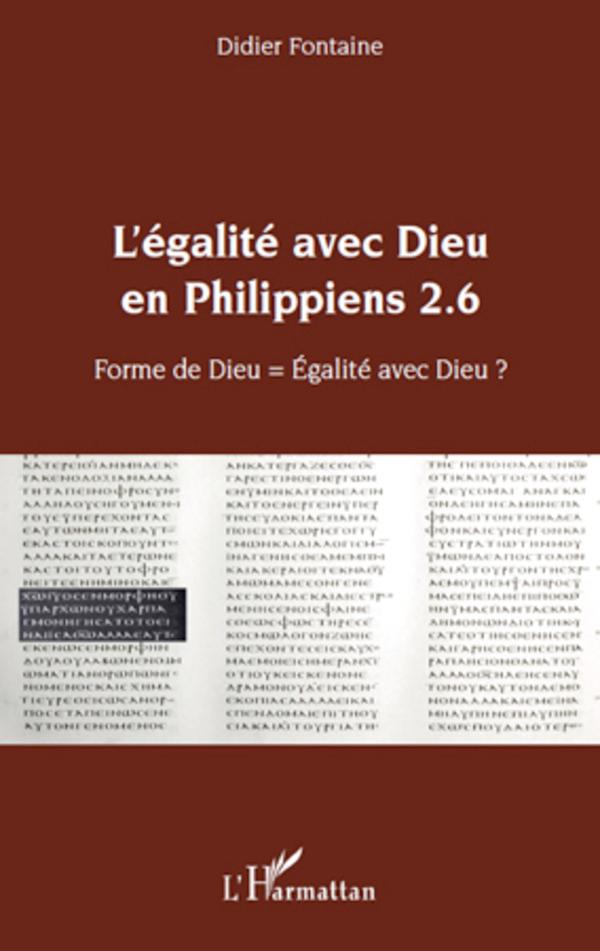 Carte L'égalité avec Dieu en Philippiens 2.6 