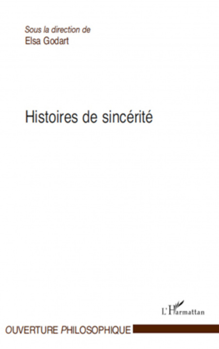 Kniha Histoires de sincérité Godart