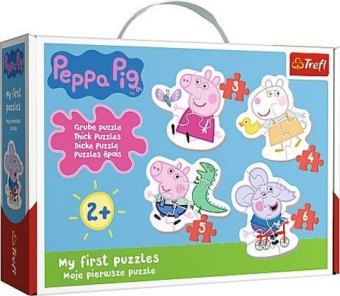 Game/Toy Baby puzzle Prasátko Peppa 4v1 