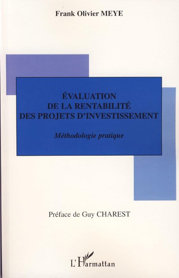 Knjiga Evaluation de la rentabilité des projets d'investissement Meye