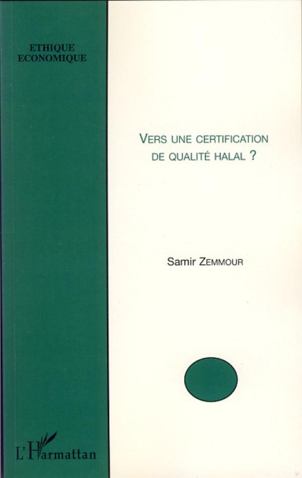 Knjiga Vers une certification de qualité halal ? Zemmour