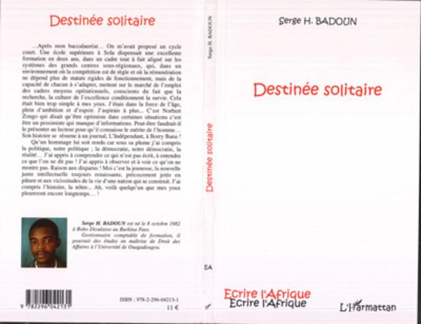 Knjiga Destinée solitaire Badoun