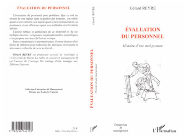 Knjiga Evaluation du personnel Reyre