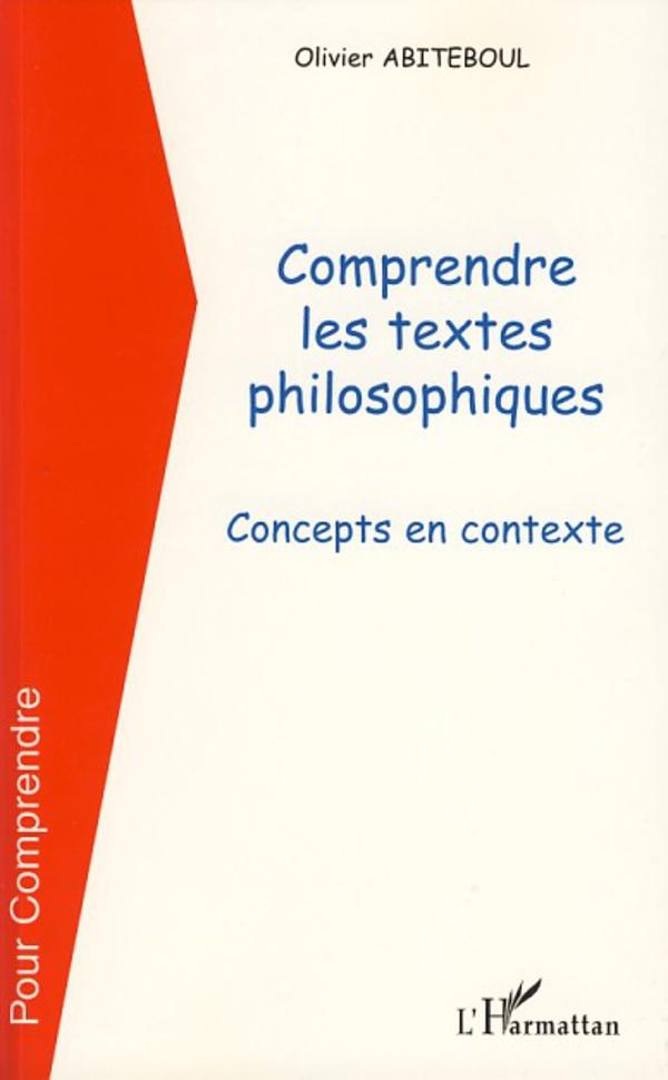 Buch Comprendre les textes philosophiques Abiteboul