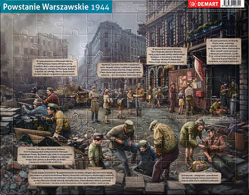 Könyv Puzzle ramkowe Powstanie warszawskie 