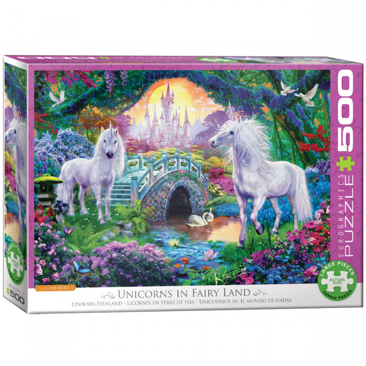 Libro Puzzle 500 Unicorn Fairy Land 6500-5363 