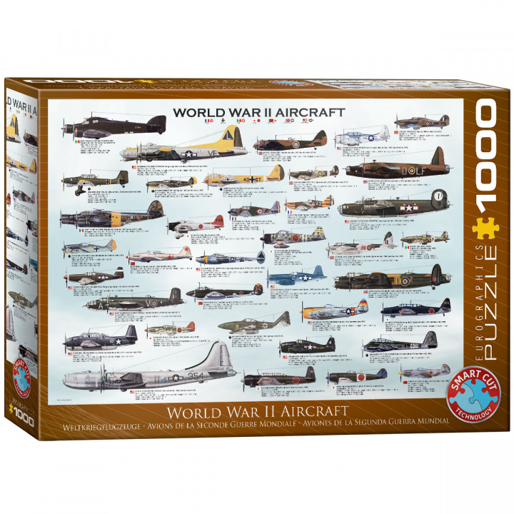 Livre Puzzle 1000 World War II Aircraft 6000-0075 