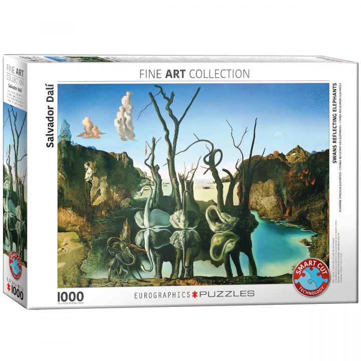Igra/Igračka Puzzle 1000 Swans Reflecting Elephants 6000-0846 
