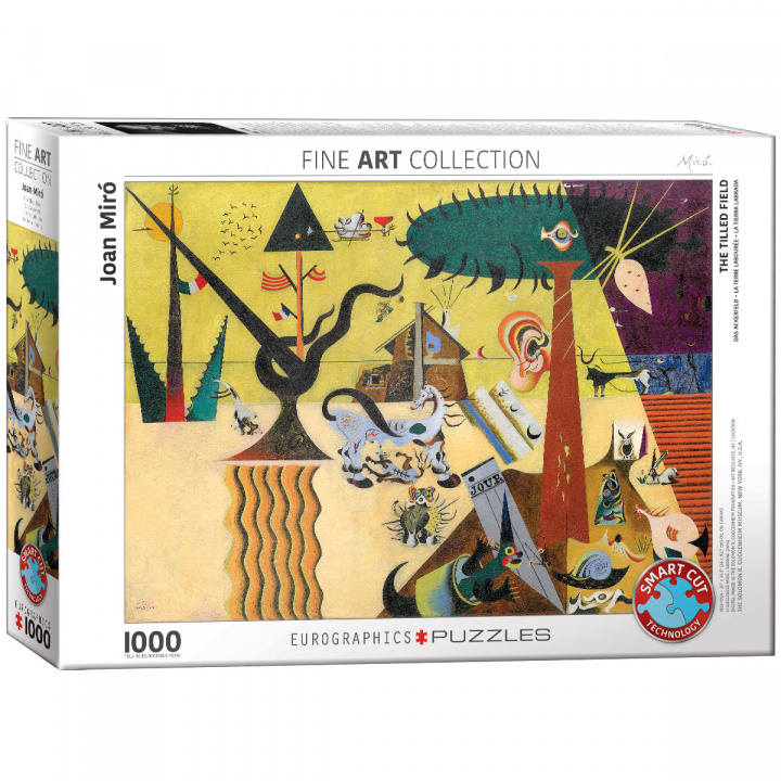 Joc / Jucărie Puzzle 1000 The Tilled Field by Joan Miro 6000-0858 