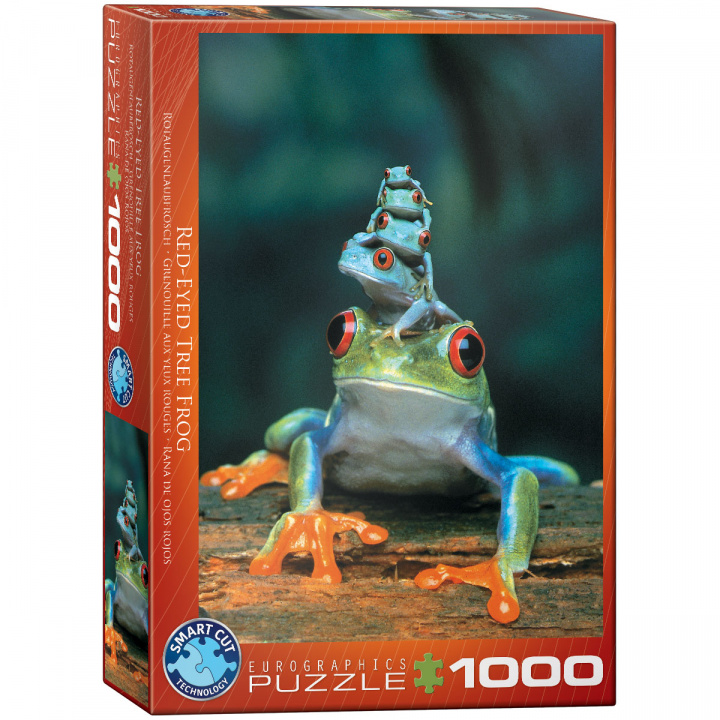 Kniha Puzzle 1000 Red-Eyed Tree Frog 6000-3004 