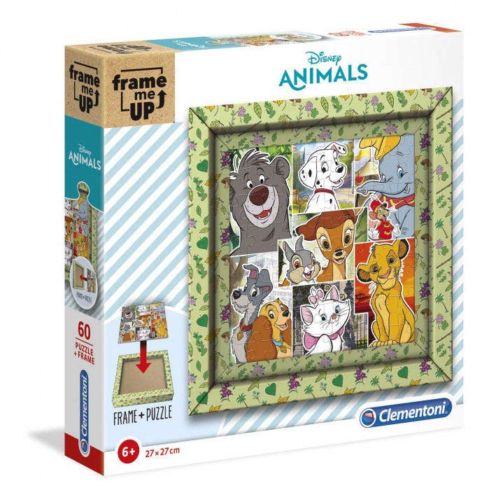 Könyv Puzzle 60 Frame Me Up Disney Animals 
