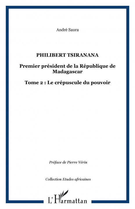 Knjiga Philibert Tsiranana Saura