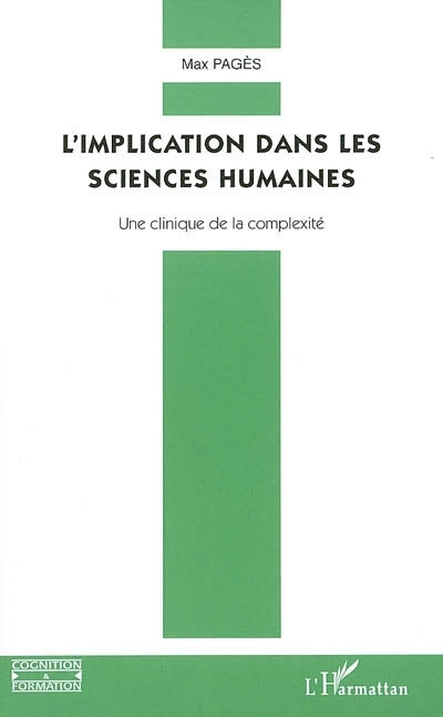 Kniha L'implication dans les sciences humaines Pages