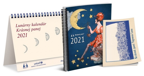 Kalendář/Diář Lunárny kalendár Krásnej panej 2021 Žofie Kanyzová
