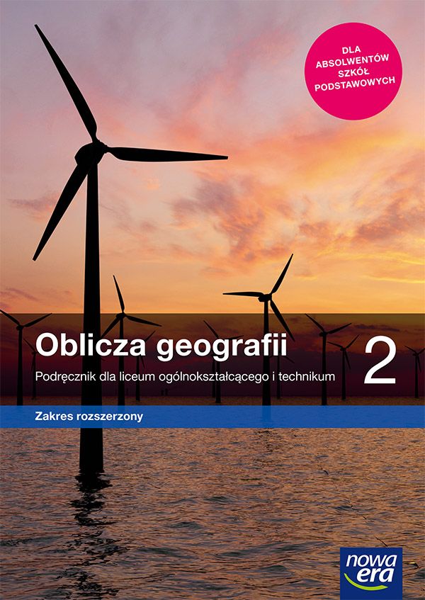Książka Nowe geografia oblicza geografii podręcznik 2 liceum i technikum zakres rozszerzony 67062 Tomasz Rachwał