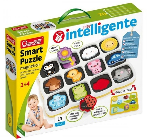 Game/Toy Smart Puzzle magnetico first colors and words 