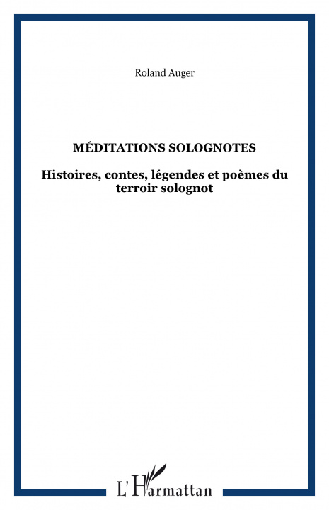 Book Méditations solognotes Auger