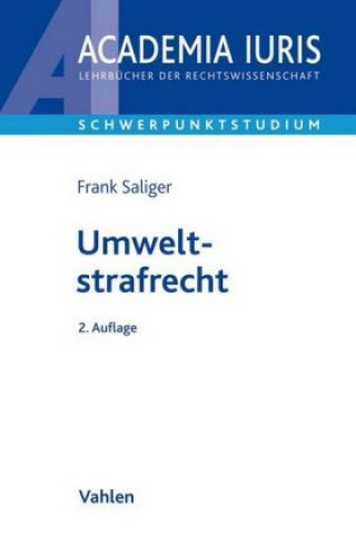 Knjiga Umweltstrafrecht Frank Saliger