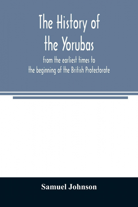Kniha history of the Yorubas 