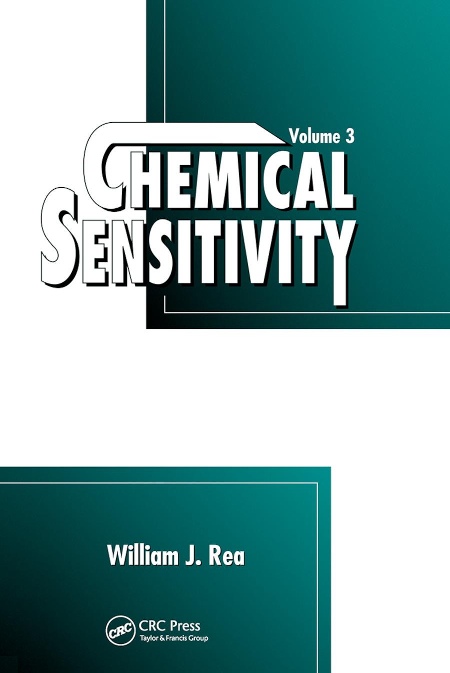 Knjiga Chemical Sensitivity William J. Rea
