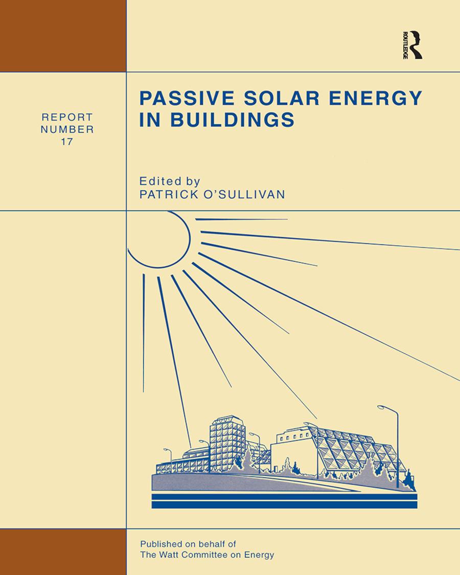 Könyv Passive Solar Energy in Buildings 