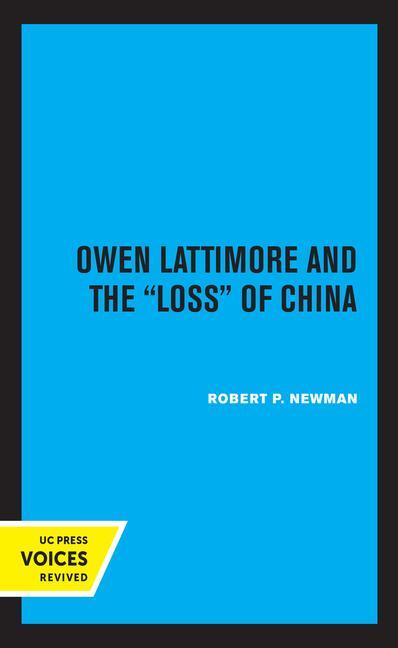 Книга Owen Lattimore and the Loss of China 