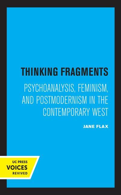 Knjiga Thinking Fragments Jane Flax