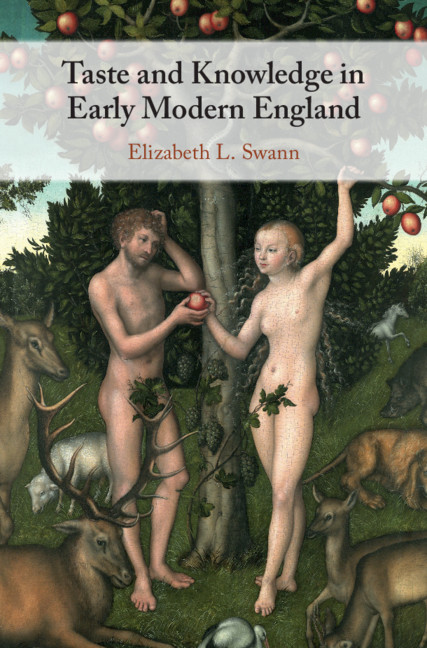 Carte Taste and Knowledge in Early Modern England Swann Elizabeth L. Swann