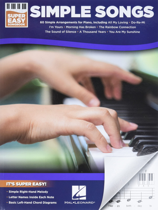 Carte Simple Songs - Super Easy Songbook Hal Leonard Corporation