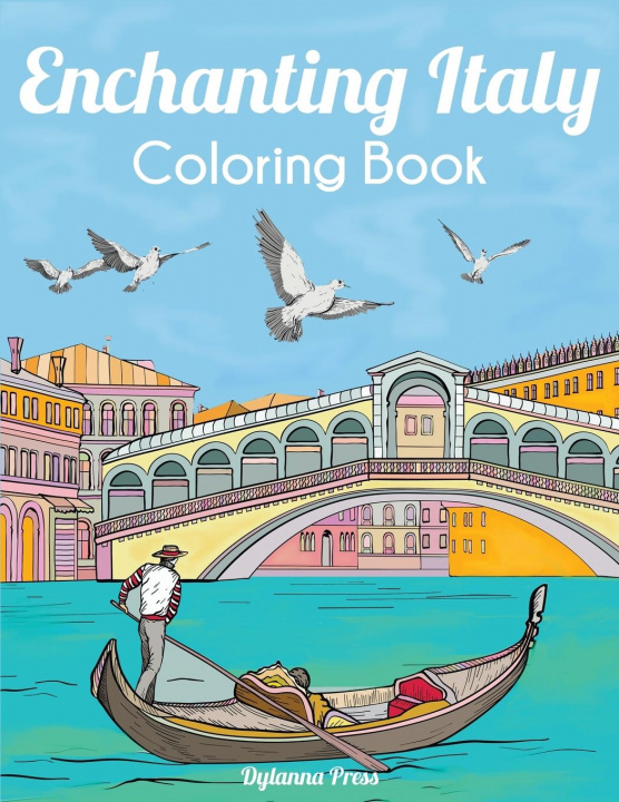Kniha Enchanting Italy Coloring Book 
