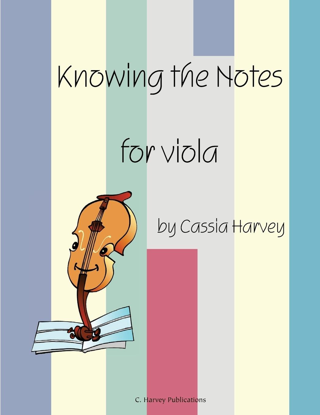 Knjiga Knowing the Notes for Viola Judith Harvey