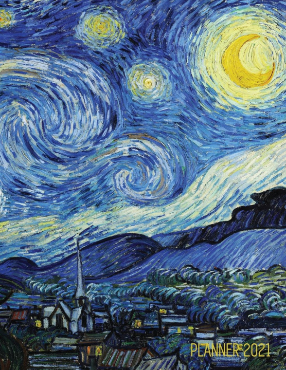 Kniha Vincent van Gogh Planner 2021 