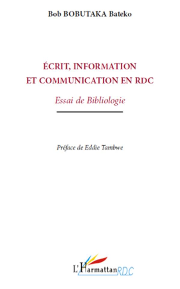 Knjiga Ecrit, information et communication en RDC Bobutaka Bateko