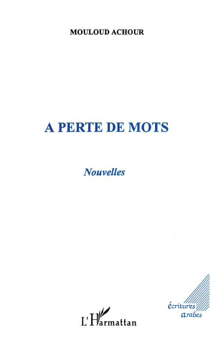 Knjiga A perte de mots Achour