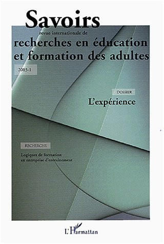 Boek L'expérience 