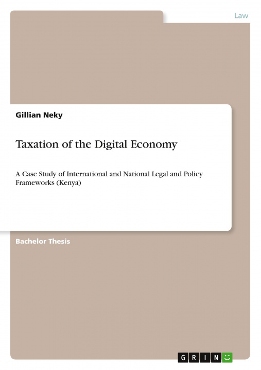 Kniha Taxation of the Digital Economy 