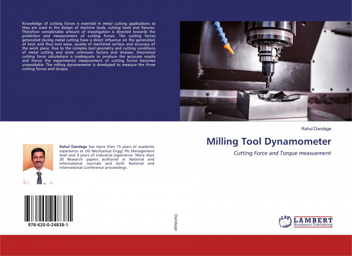 Knjiga Milling Tool Dynamometer Rahul Dandage