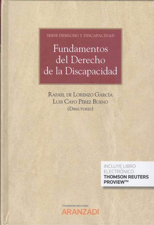 Kniha Fundamentos del Derecho de la Discapacidad (Papel + e-book) RAFAEL LORENZO GARCIA