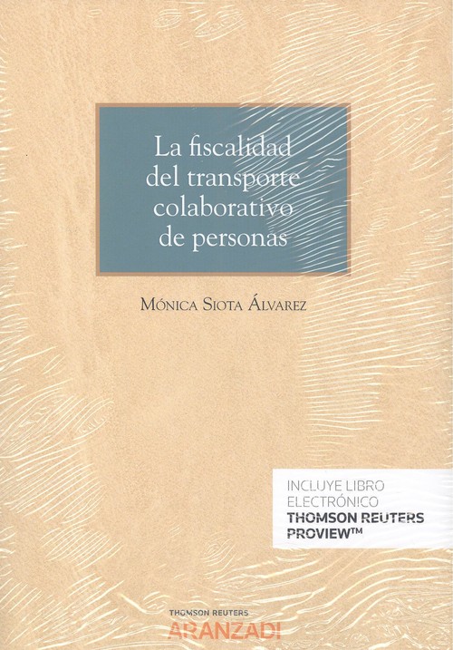 Carte Fiscalidad del transporte colaborativo de personas, La MONICA SIOTA ALVAREZ