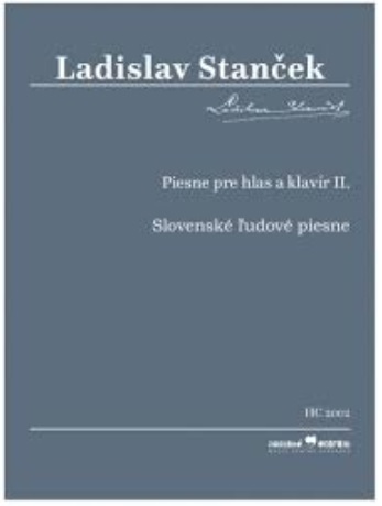 Kniha Piesne pre hlas a klavír II. Ladislav Stanček