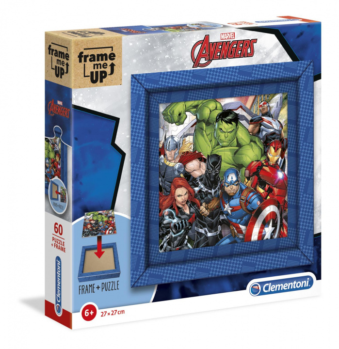 Játék Puzzle 60 dílků + rámeček Avengers 