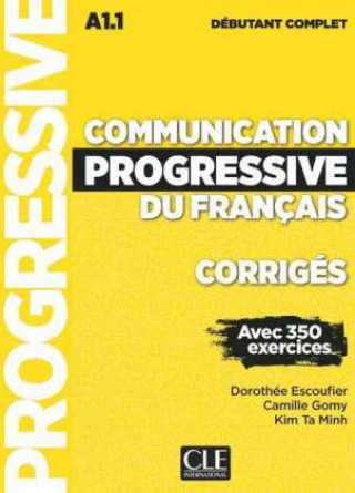 Carte Communication progressive du français. Niveau débutant complet. Corrigés 