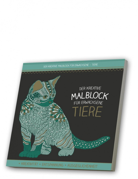 Книга Malblock für Erwachsene mit CD: Tiere 1 