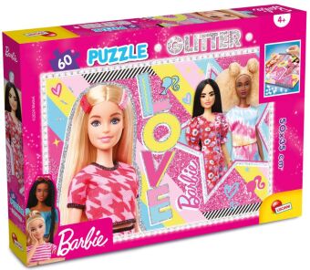 Hra/Hračka Puzzle Barbie We dream together Glitter 60 