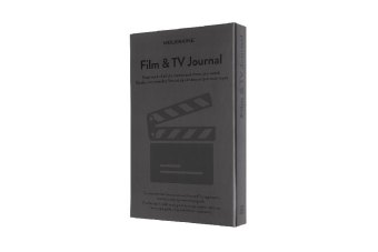 Artykuły papiernicze Moleskine Passion Journal - Film & TV, Large/A5, Fester Einband, Dunkelgrau 